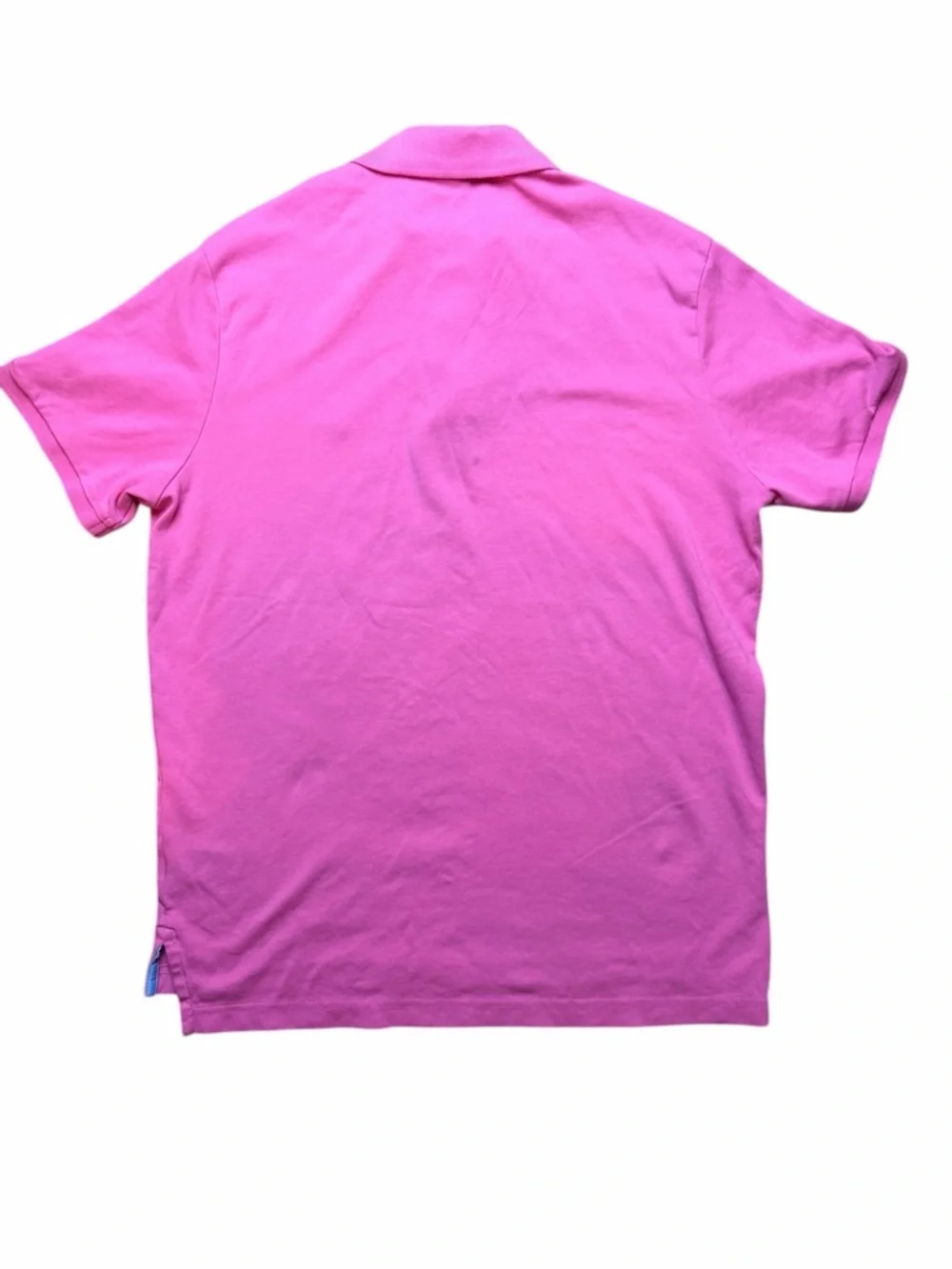 U.S. Polo Assn. Luxury Feel Men’s M Hot Pink Polo Shirt with Embroidered Pony